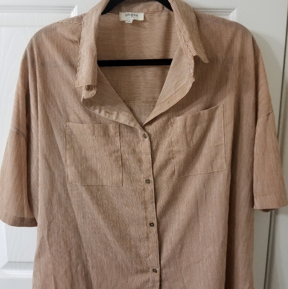 Umgee Striped Blouse